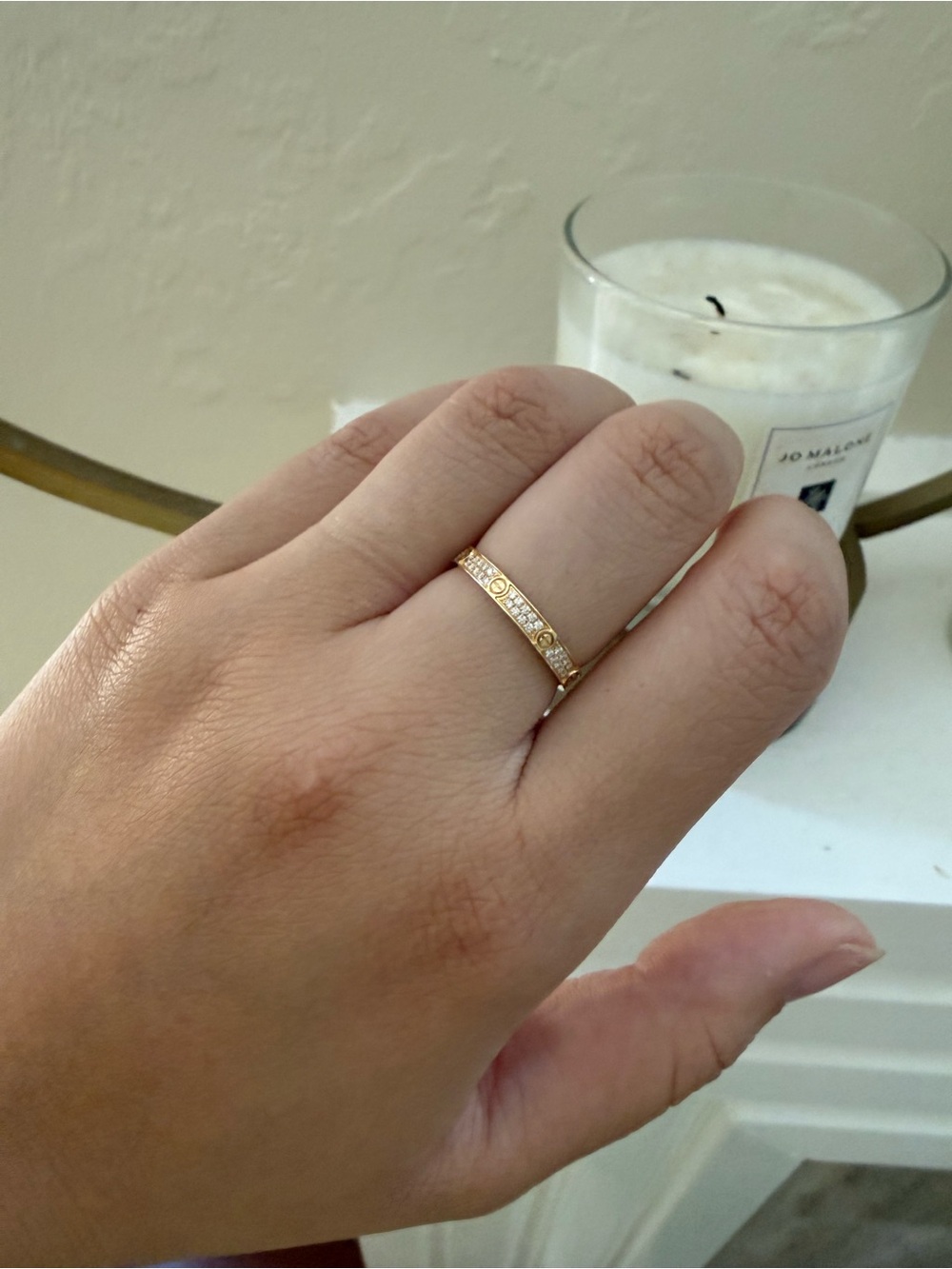 Brand new Cartier Gold Diamond Pavé Love Band - Picture 11 of 15